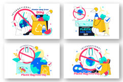 10 Plastic Bag Free Day Illustration Product Image 3