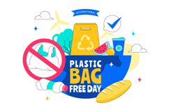 10 Plastic Bag Free Day Illustration Product Image 4
