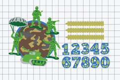 Plastic Soldier cake topper 3D SVG Product Image 2