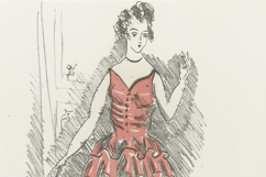 8 Authentic Vintage 1920s Fashion Sketches - Image Bundle Product Image 3
