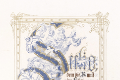 18 Illuminated German Poetry Manuscript Pages from 1865 Product Image 3