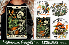 Plant Lover PNG Sublimation 4 Designs Product Image 1