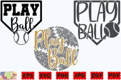 Play Ball SVG | Baseball Ball SVG | Baseball SVG | Sport SVG Product Image 3