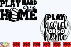 Play Hard Or Go Home SVG | Wrestling SVG | Sport SVG | Play Product Image 2