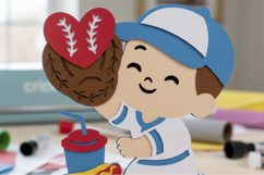 Playball Love topper 3D SVG Product Image 4