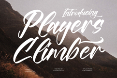 Players Climber - Modern Handwritten Font Product Image 1