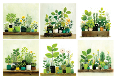 Playfull Spring Digital Paper Pack Vol.2, 20 PNG &amp; JPEG Product Image 6