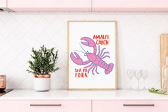 Playful Amalfi Catch PNG, Italian Summer Design Product Image 3