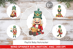Wind Spinner Baby Nutcracker Fun Product Image 1