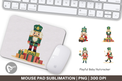 Mouse Pad Baby Nutcracker Fun Product Image 1