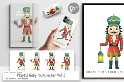 Digital Paper Baby Nutcracker Fun Product Image 1