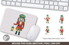 Mouse Pad Baby Nutcracker Fun Product Image 1
