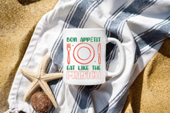 Bon Appétit PNG, Playful Food Sublimation Design Product Image 5