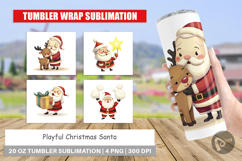 Tumbler Playful Christmas Santa Product Image 1