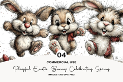 Playful Easter Bunny Celebrating Spring Product Image 1