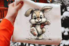 Playful Easter Bunny Celebrating Spring Product Image 2