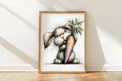 Playful Easter Bunny Clipart Product Image 3