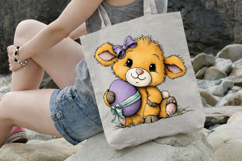 Playful Easter Lamb Smile Clipart Product Image 3