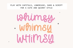 Whimsy Note - A handwritten font Duo Product Image 2