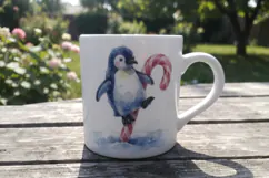 Gummy Penguin Ice Skating Sublimation Product Image 6