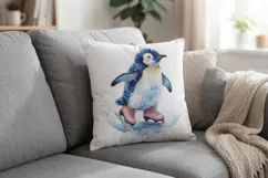 Gummy Penguin Ice Skating Sublimation Product Image 7