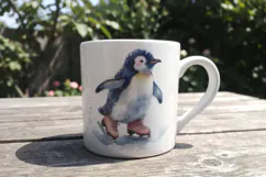 Gummy Penguin Ice Skating Sublimation Product Image 8
