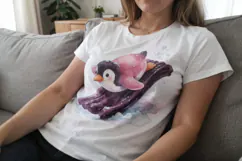 Gummy Penguin Ice Skating Sublimation Product Image 5