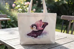 Gummy Penguin Ice Skating Sublimation Product Image 7
