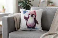 Gummy Penguin Ice Skating Sublimation Product Image 10
