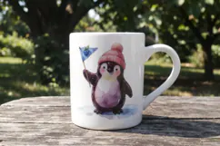 Gummy Penguin Ice Skating Sublimation Product Image 11