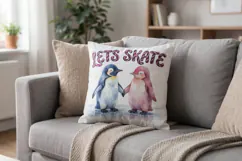 Gummy Penguin Ice Skating Sublimation Product Image 16