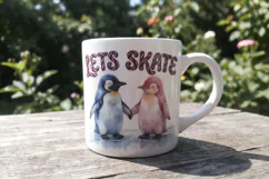 Gummy Penguin Ice Skating Sublimation Product Image 17