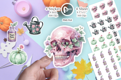 Botanical Halloween Sticker Product Image 1