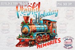 Christmas Sublimation Quote Design PNG Playful Holiday Product Image 1