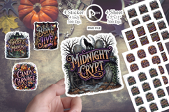 Playful Spooky Halloween Sticker Product Image 1