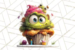 Colorful Monster Clipart PNG, Fun Halloween Png Product Image 2