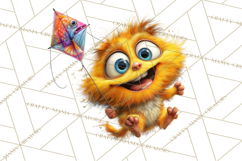 Colorful Monster Clipart PNG, Fun Halloween Png Product Image 4