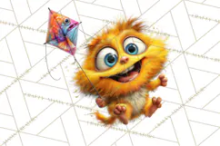 Colorful Monster Clipart PNG, Fun Halloween Png Product Image 4