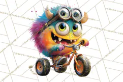 Colorful Monster Clipart PNG, Fun Halloween Png Product Image 5