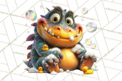 Colorful Monster Clipart PNG, Fun Halloween Png Product Image 3