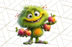Colorful Monster Clipart PNG, Fun Halloween Png Product Image 3