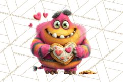 Colorful Monster Clipart PNG, Fun Halloween Png Product Image 4