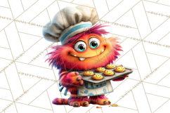 Colorful Monster Clipart PNG, Fun Halloween Png Product Image 5