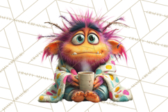 Colorful Monster Clipart PNG, Fun Halloween Png Product Image 2