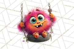 Colorful Monster Clipart PNG, Fun Halloween Png Product Image 4