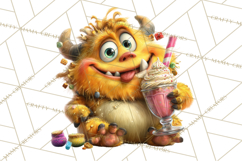 Colorful Monster Clipart PNG, Fun Halloween Png Product Image 3