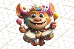 Colorful Monster Clipart PNG, Fun Halloween Png Product Image 5
