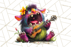Colorful Monster Clipart PNG, Fun Halloween Png Product Image 4