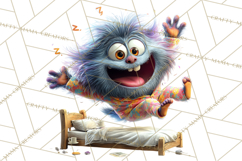 Colorful Monster Clipart PNG, Fun Halloween Png Product Image 4