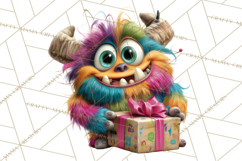 Colorful Monster Clipart PNG, Fun Halloween Png Product Image 3
